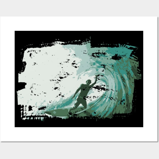 Texas Style Lone Surfer Wall Art by CamcoGraphics